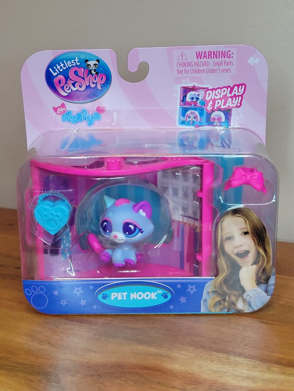 Littlest Pet Shop Like Nastya Collab Pet Nook G7 Purple And Blue Cat #12